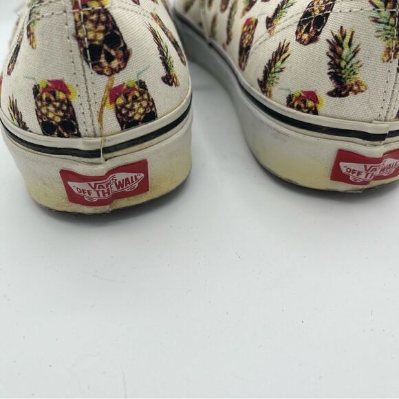 Vans mens 9.5 women’s 11 pineapple tropical low top - Picture 6 of 7